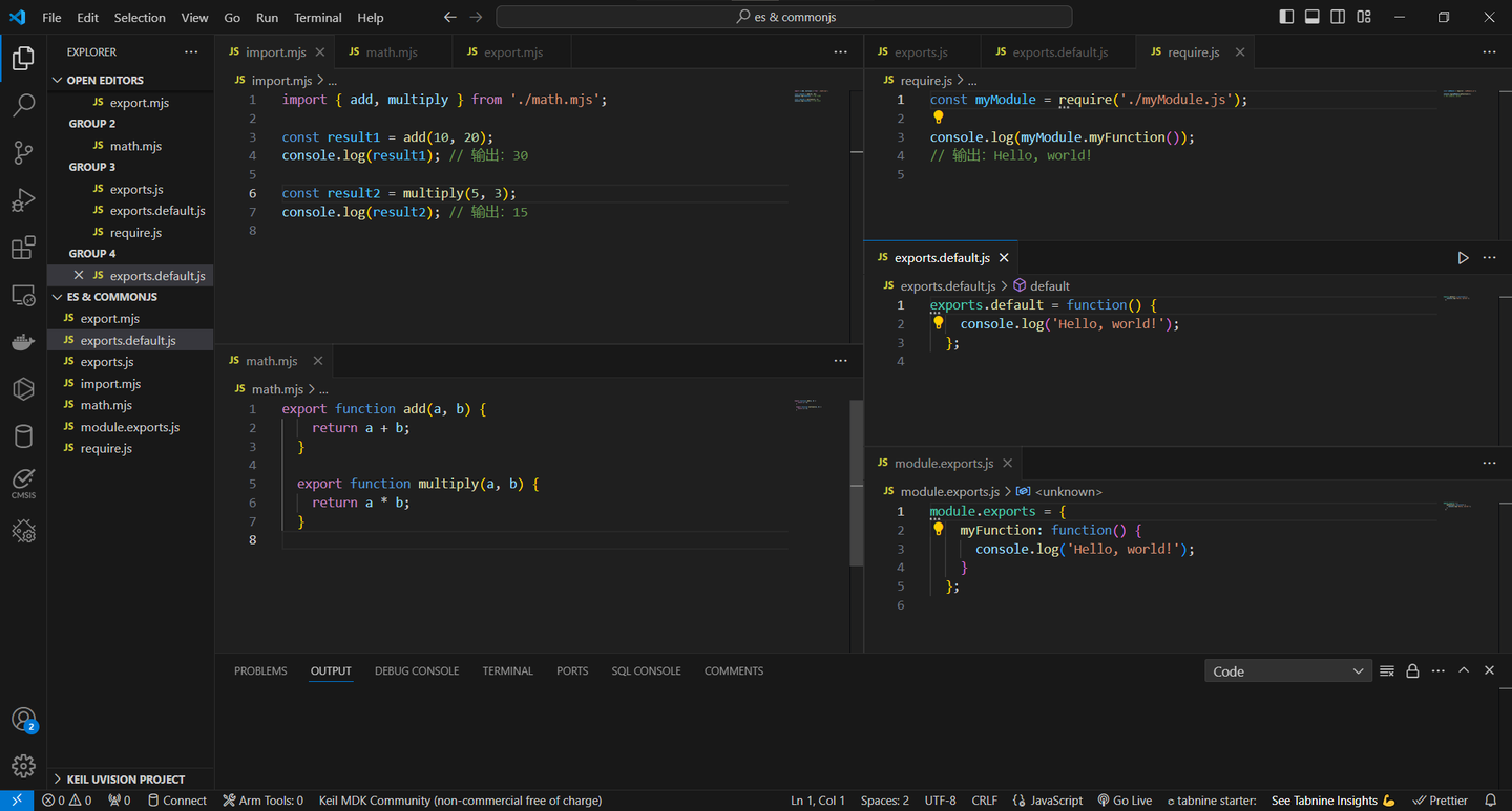 ES模块和CommonJS模块的区别-CSDN博客