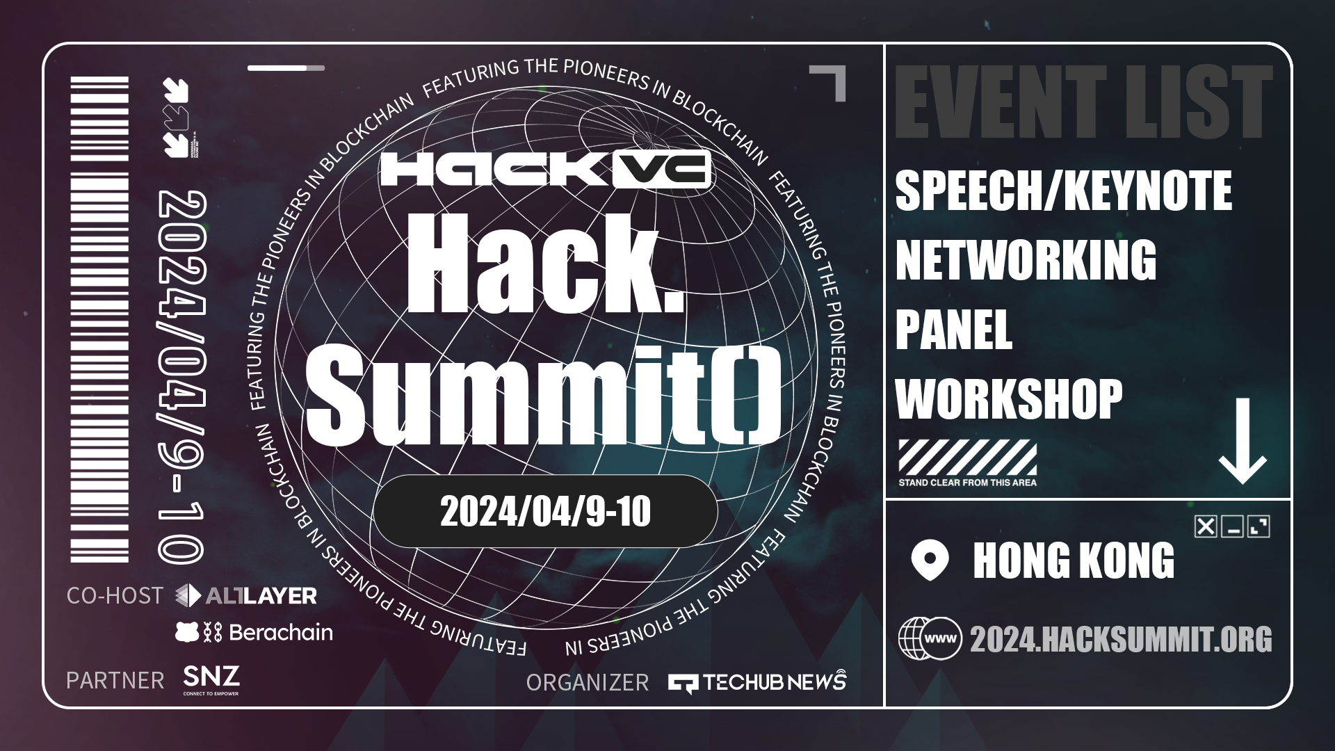 EthSign联合创始人 POTTER LI 确认出席Hack .Summit() 香港区块链开发者大会！