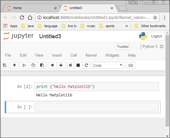 Matplotlib Pyplot API