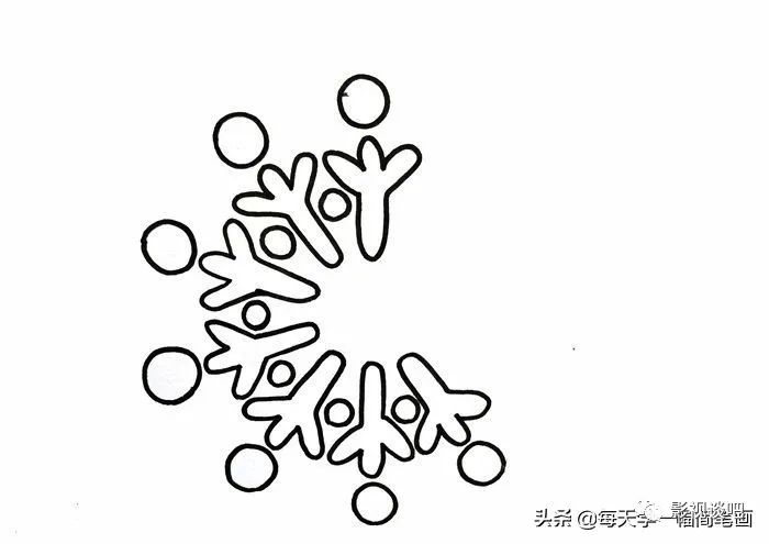 雪花怎么画简单又好看的雪花画法雪花怎么画简笔画