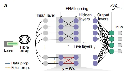 国产光芯片重大突破！清华团队利用神经网络，首创全前向智能光计算训练架构_神经网络_11