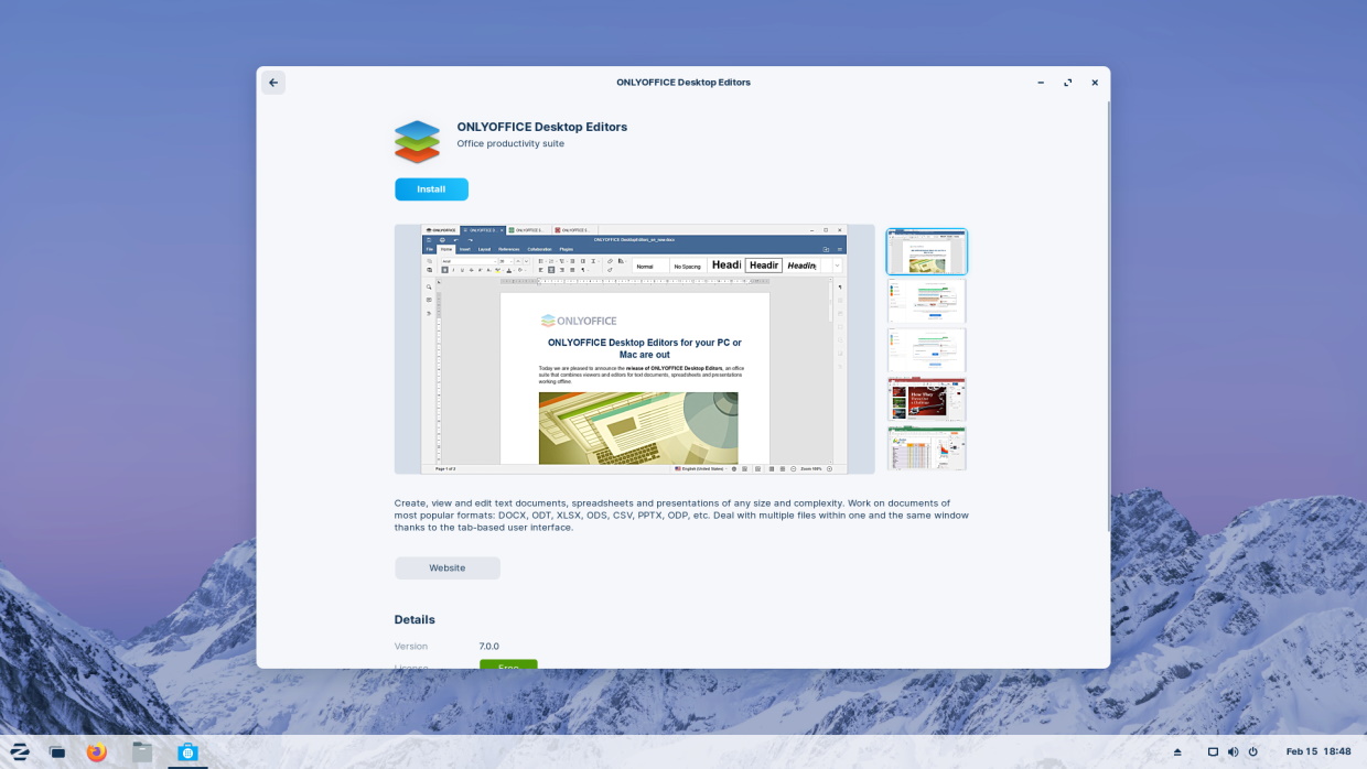 如何在 Zorin OS 上安装 ONLYOFFICE 桌面编辑器