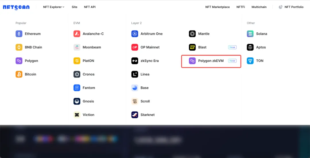 NFTScan 正式上线 Polygon zkEVM NFTScan 浏览器和 NFT API 数据服务