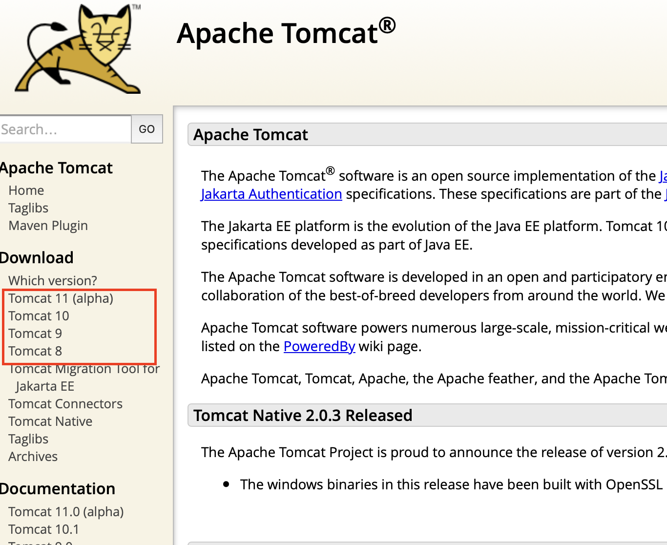 download tomcat 7 for mac