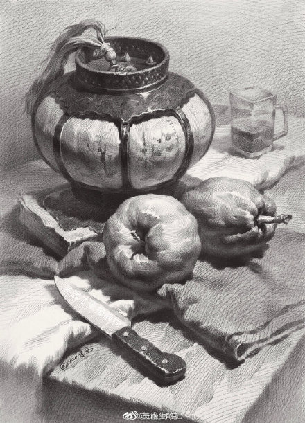 素描罐子不知道怎么画？美术集把绘画秘籍都整理好了！速领！