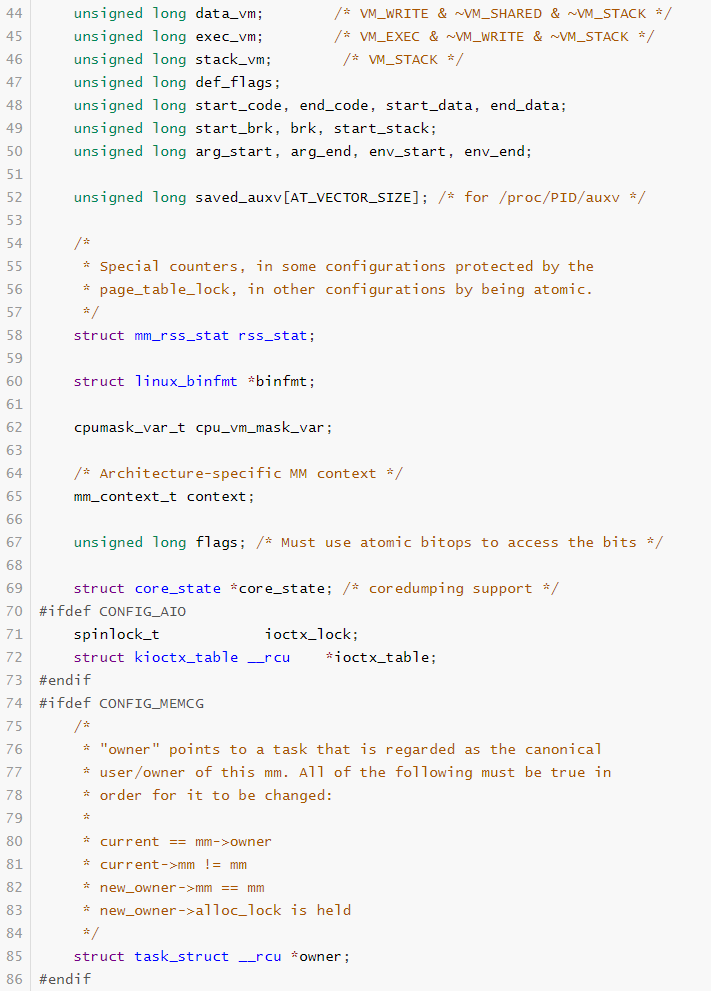 进程内存管理初探