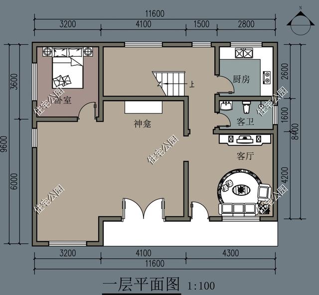 第14套:地下空間 挑空客廳 陽光房,10×12米三層歐式美墅,主體預算60