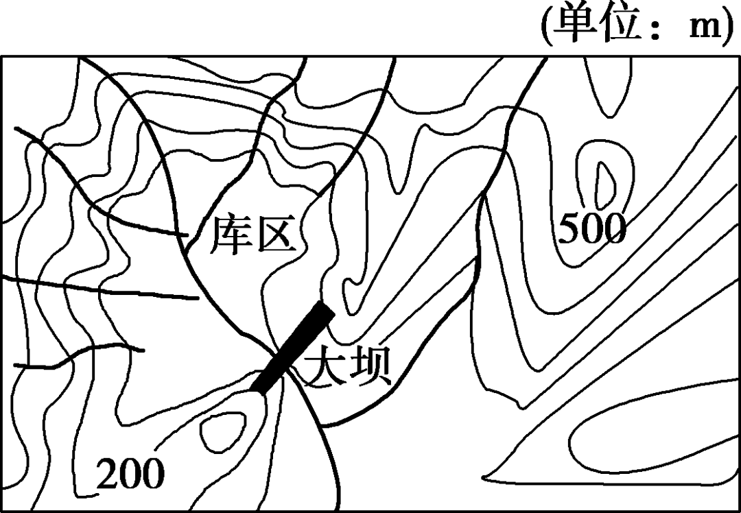 庫區宜選在河谷,山谷地區,或