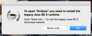 to open cs5servicemanager you need to install the legacy java se 6 runtime