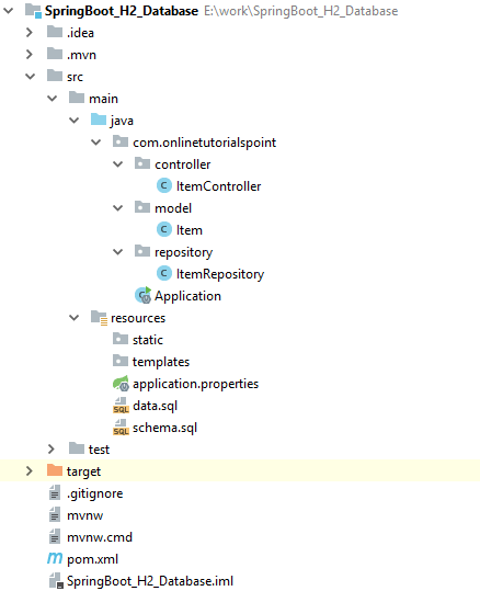 Spring Boot JdbcTemplate H2 数据库示例_jdbc:h2:mem:testdb-CSDN博客