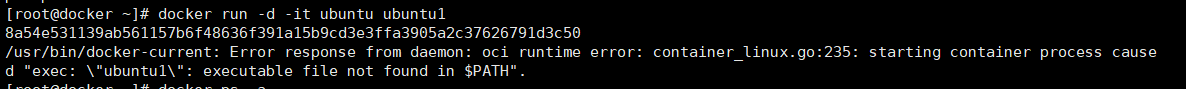  docker Run oci Runtime Error Container linux go 235 CSDN 