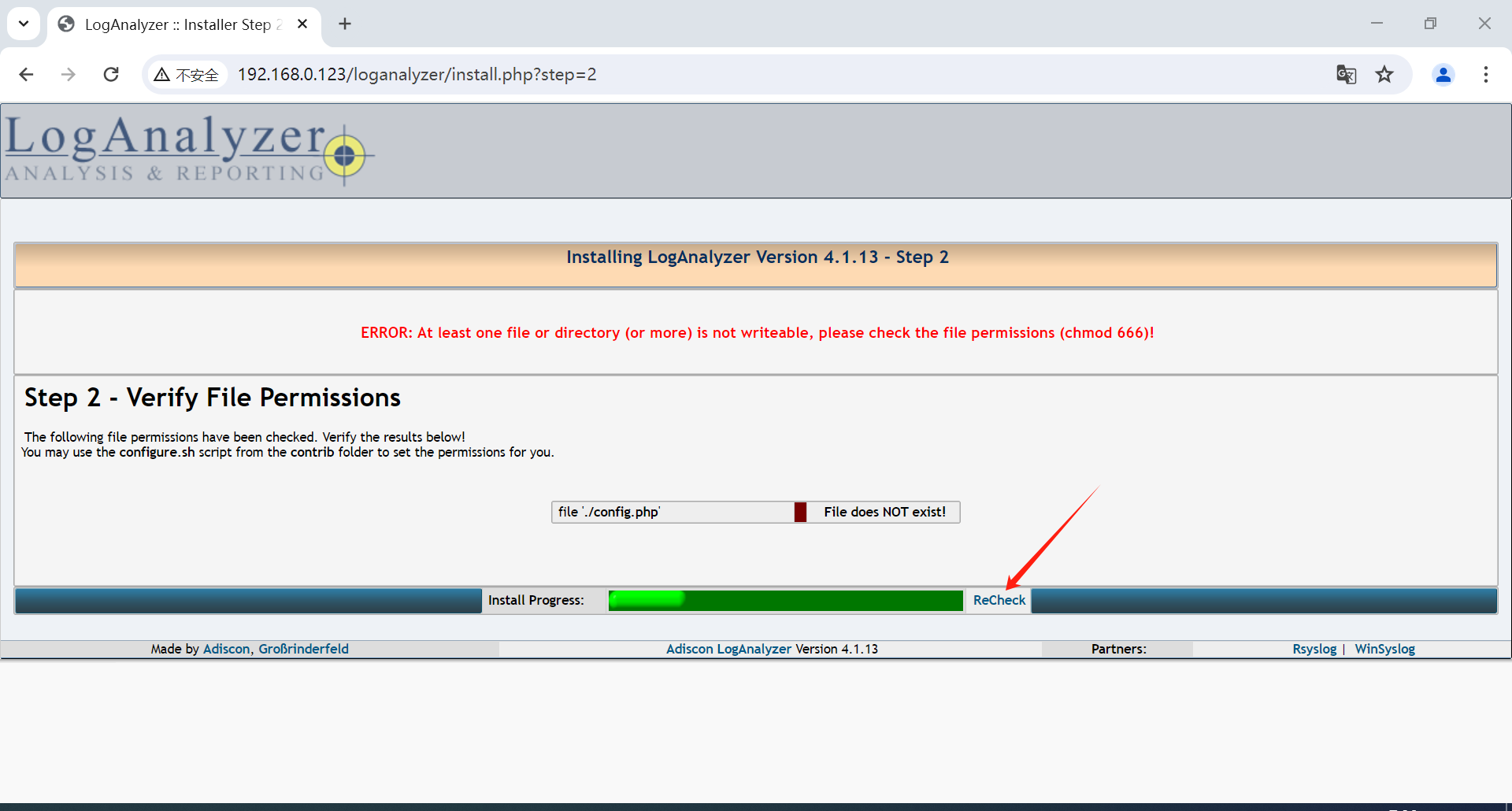 Linux Rsyslog+LogAnalyzer+MariaDB部署日志服务器_MariaDB_16