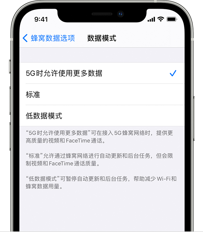 iPhone 12怎么用5G网络