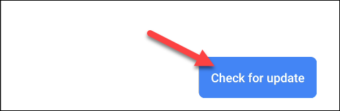 Tap "Check for Update."