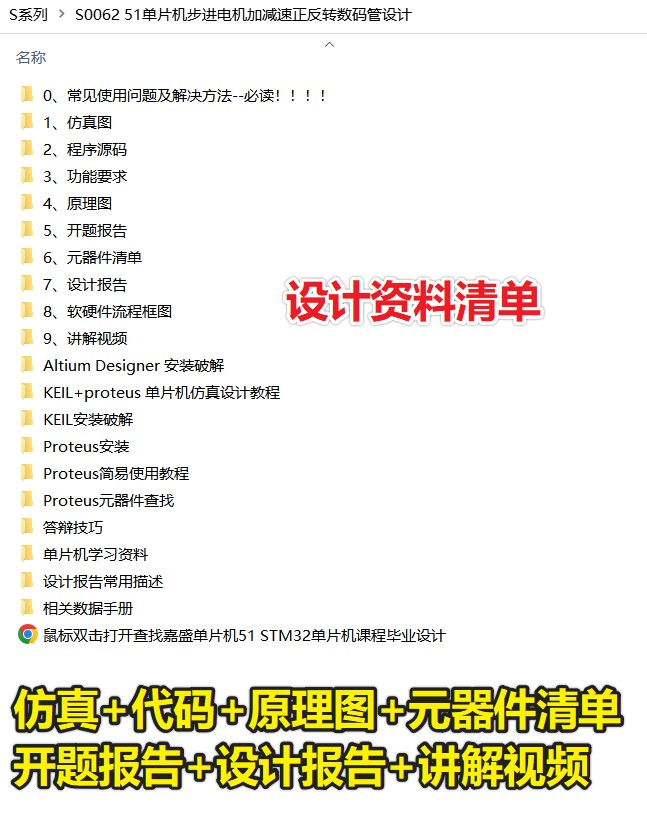 基于51单片机步进电机加减速正反转数码管显示( proteus仿真+程序+原理图+设计报告+讲解视频）