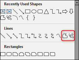 freeform and scribble in shapes