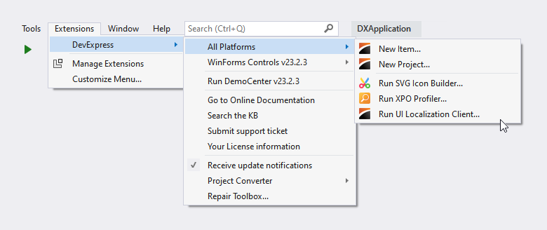 界面组件DevExpress中文教程 - 如何使用UI本地化客户端工具本地化应用