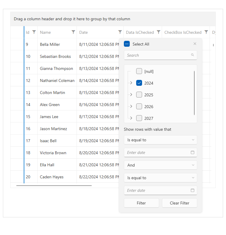 界面控件Telerik UI for WPF 2024 Q3亮点 - 支持禁用数据过滤等