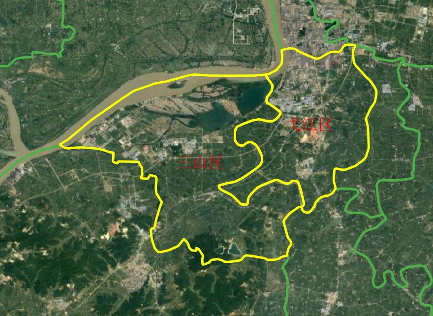 2020年初芜湖市三山区、弋江区