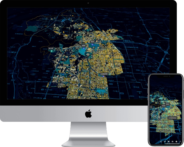 使用echarts路径图结合echartsajax技术实现可视化大屏监控thingjs
