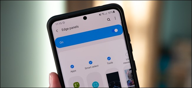 Samsung Galaxy S20 Edge Panel Settings