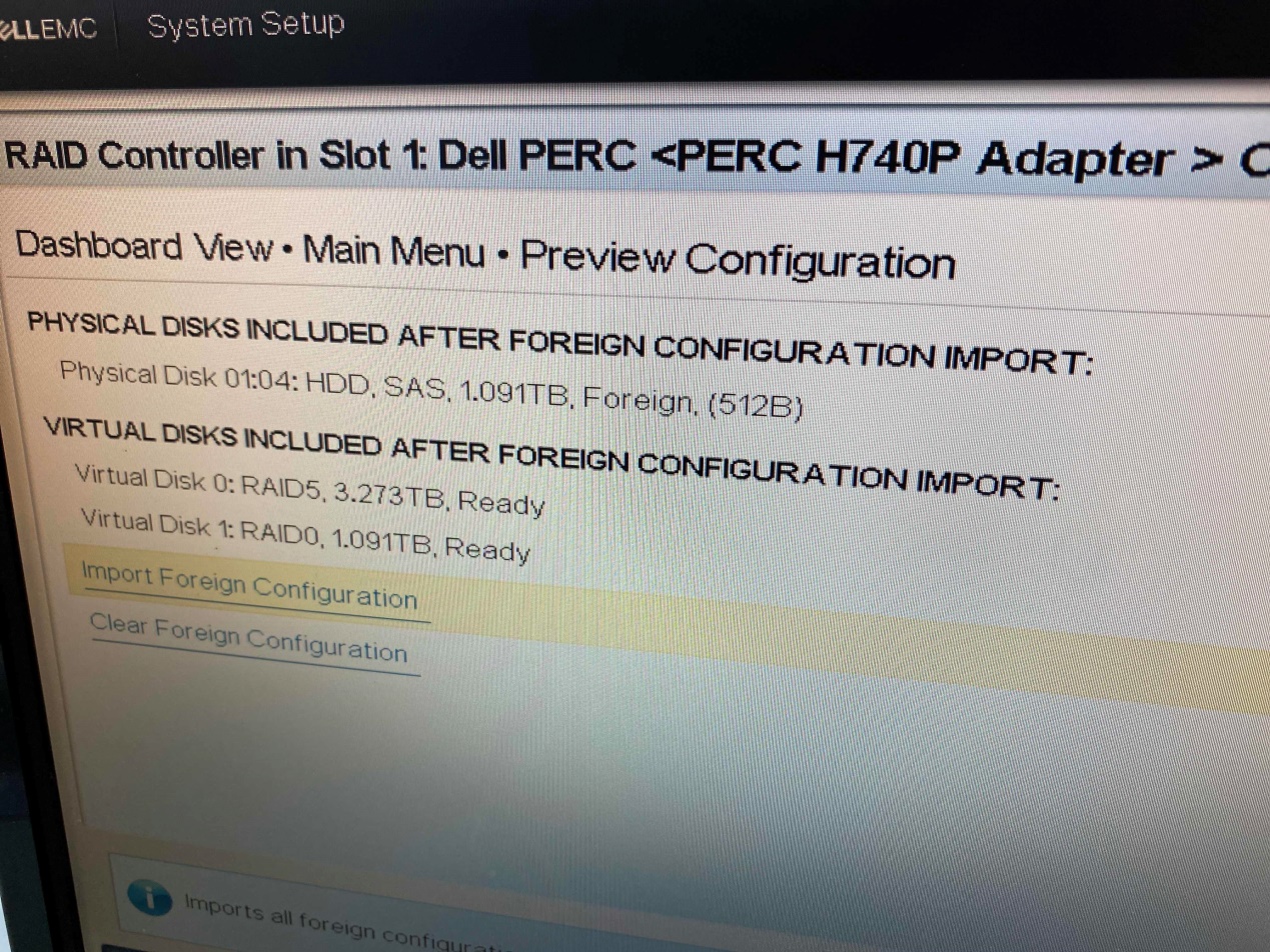 Dell服务器误删阵列恢复操作