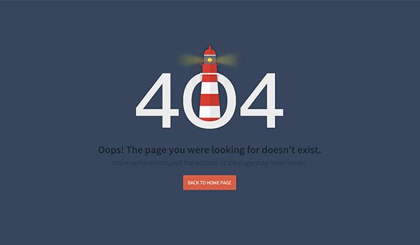 idea中浏览器打开页面404_深圳网站建设中的404页面有什么用