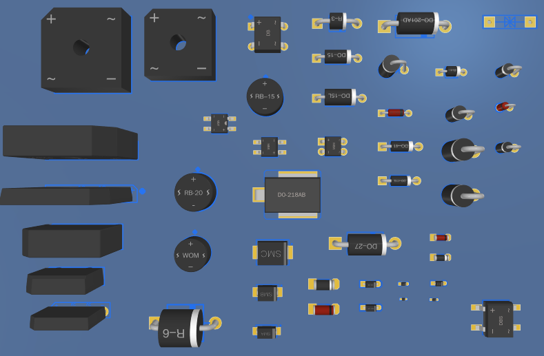 发光二极管pcb封装图画法