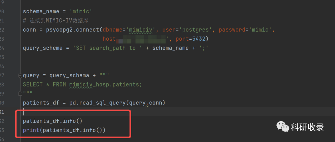 Python连接MIMIC-IV数据库并图表可视化_mimic数据库衍生表格配置-CSDN博客