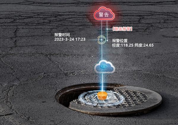 万宾科技智能井盖传感器，预防城市道路安全