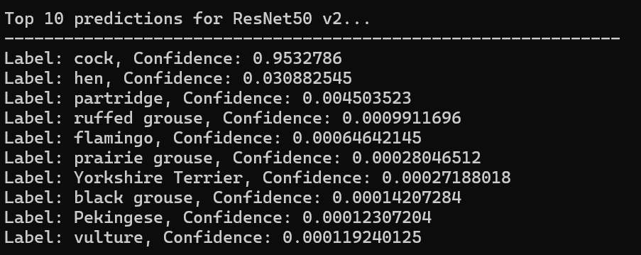 ONNX Runtime入门示例：在C#中使用ResNet50v2进行图像识别