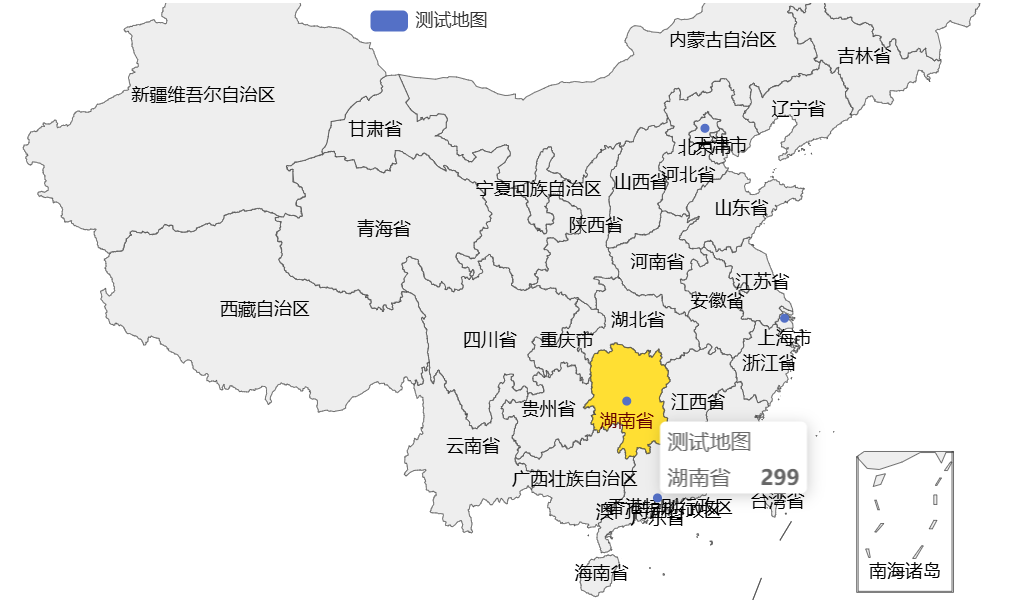 解决pyechart模块绘制地图无数据