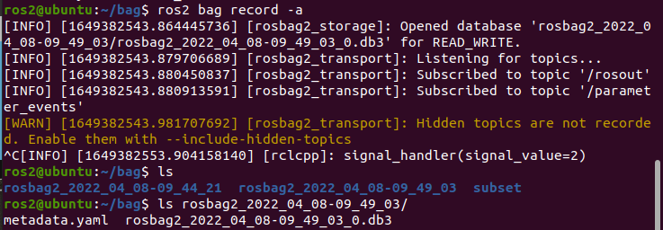 ROS2学习笔记（十一）-- ROS2 bag数据记录与回放_ros2 bag play-CSDN博客