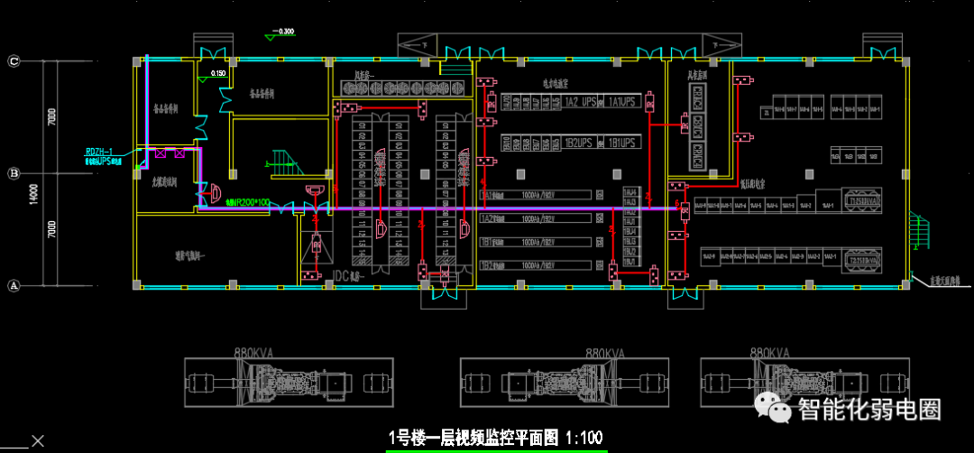 机房工程门禁及综合布线平面图空调冷冻水系统图建筑设备监控(ba)系统