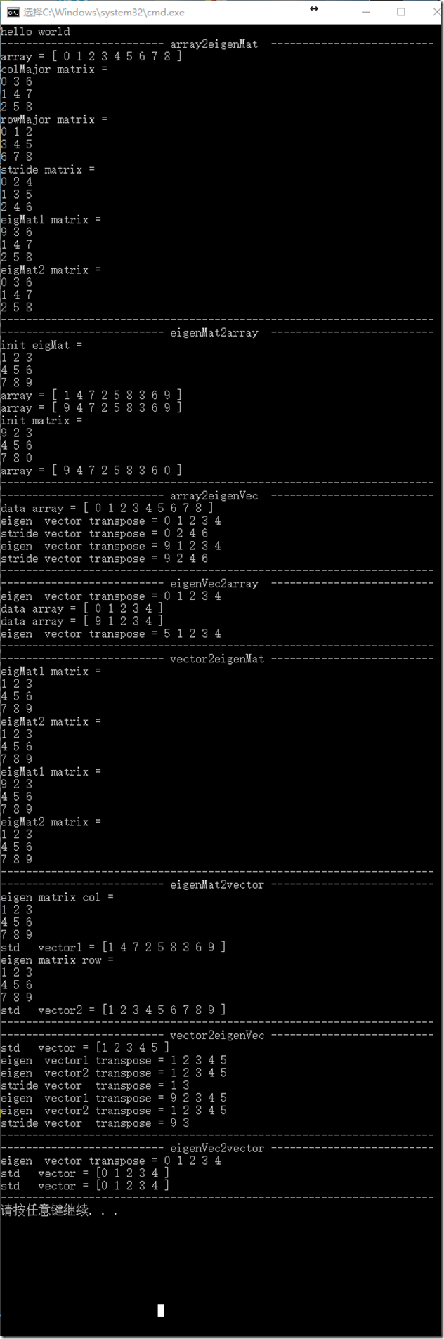 g2o, Eigen, Mat type conversion matrix Programmer Sought