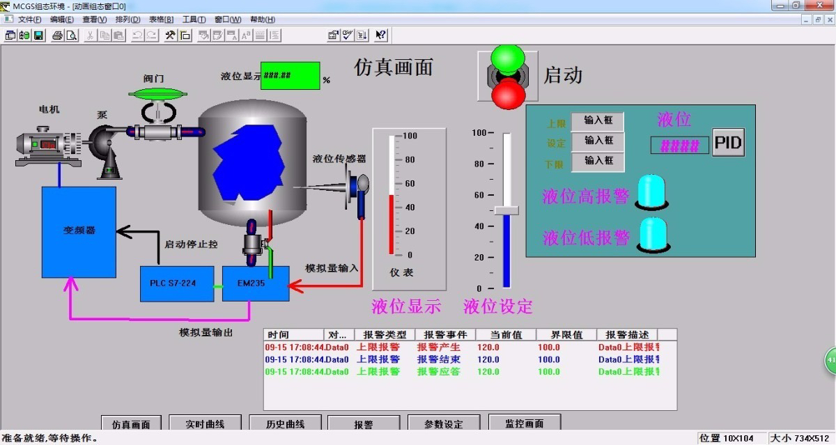 基于S7-200 PLC和MCGS组态的水箱水位控制系统设计 组态王动画仿真，带PLC源代码,plc程序_组态水位控制系统-CSDN博客