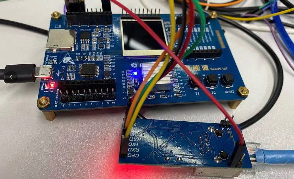 stm32cubemx 使用小熊派串口驱动峰汇eth 01以太网模块上传数据到onenet