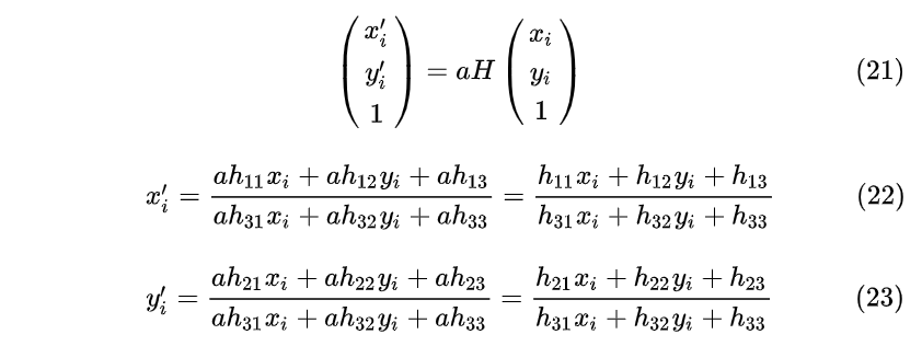sift算法单应性homograph估计从传统算法到深度学习