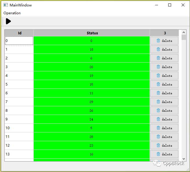 Qt QTableWidget控件使用示例_qtablewidget 添加label后样式显示背景CSDN博客