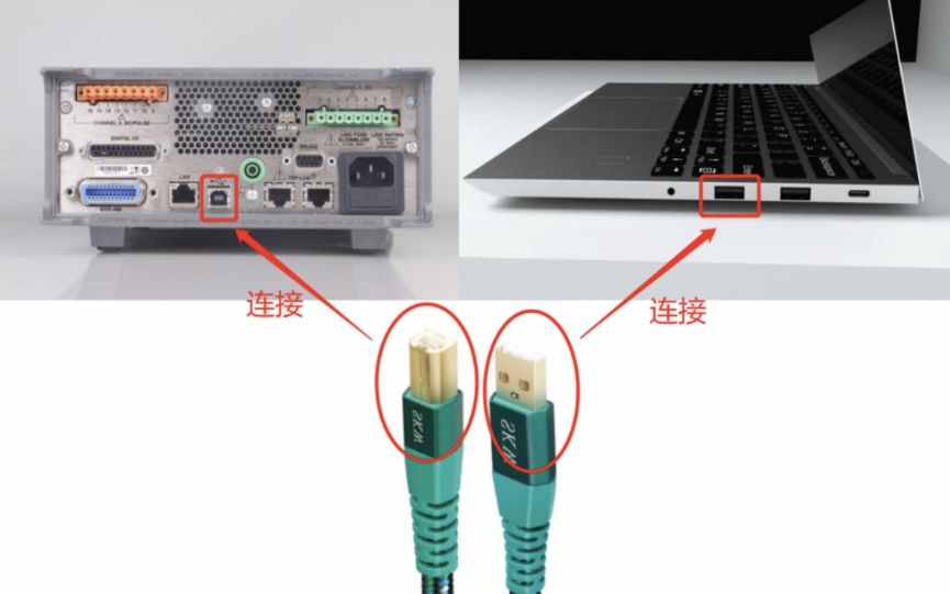 【USB通讯安装】电子仪器与电脑连接,USB通讯方式安装教程_通过 usb 方式安装到设备-CSDN博客