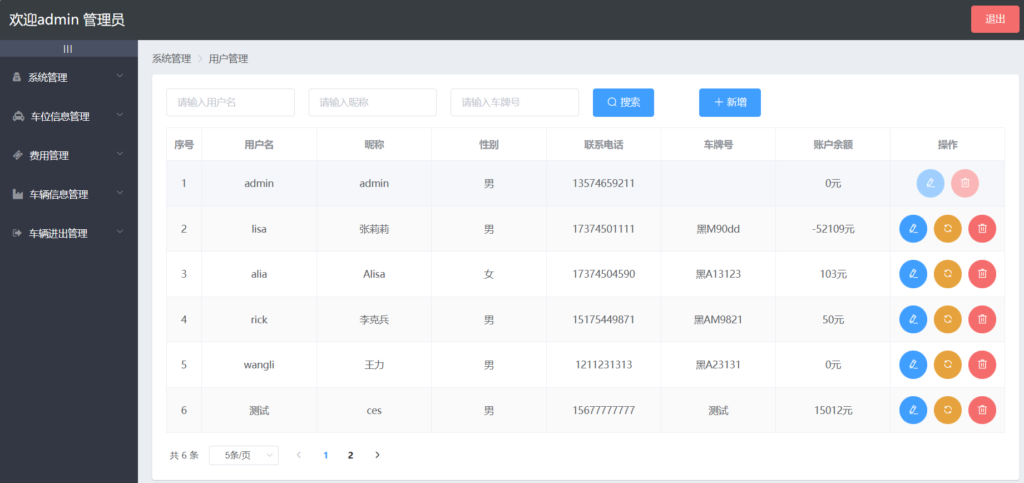 图片[3]-基于springBoot+Vue的停车管理系统-大头猿