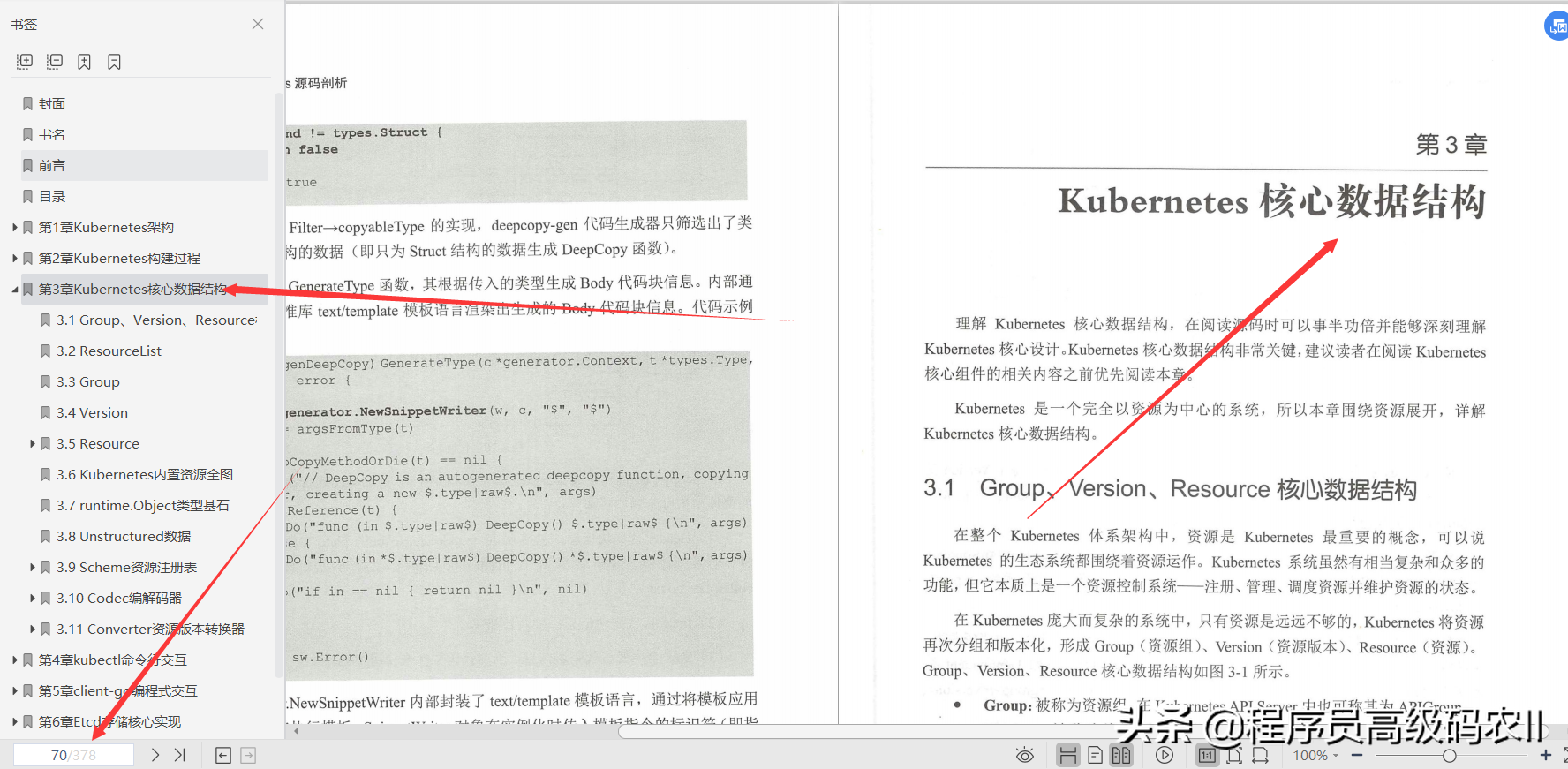 最後に、Googleのシニアアーキテクトが共有するKubernetesソースコード分析ドキュメントを読みます