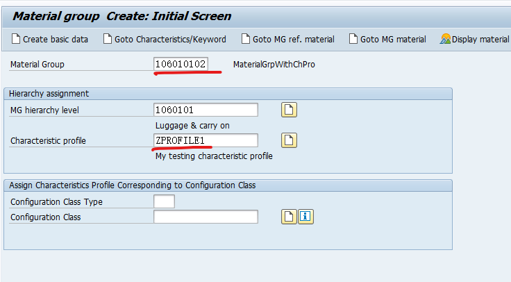 SAP RETAIL ļ(Characteristic Profile) II