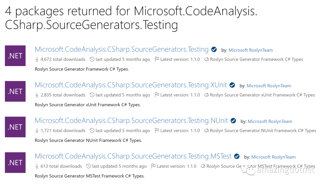 Source Generator 单元测试