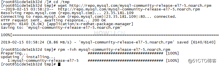 阿里云linux服务器如何安装mysql数据库!插图 下载
