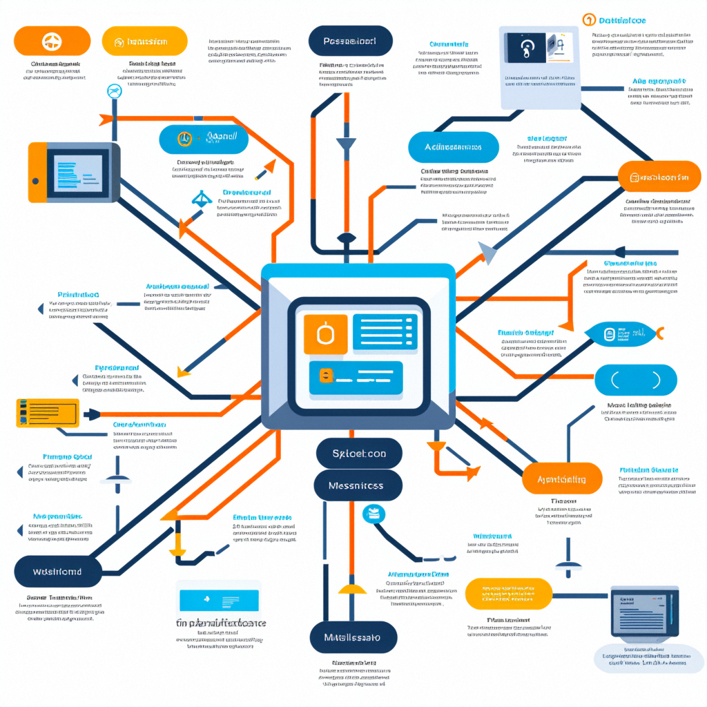 图示：使用 Rust 构建高性能 Web 服务器的具体实现示意图