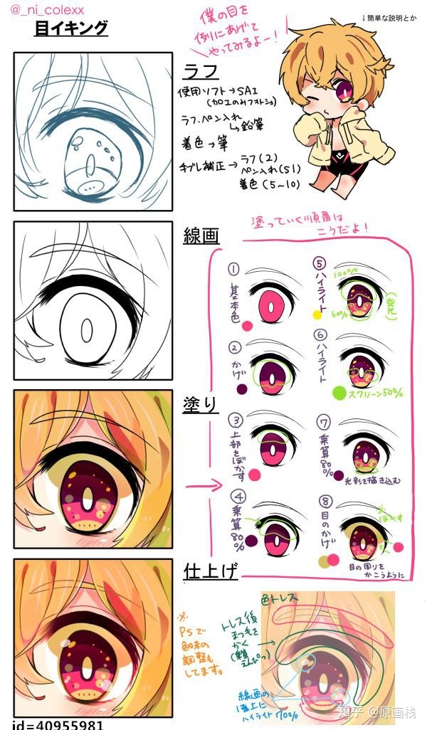 板绘sai新手教程超详细 sai条漫教程 sai教程新手初级入门sai上色教程