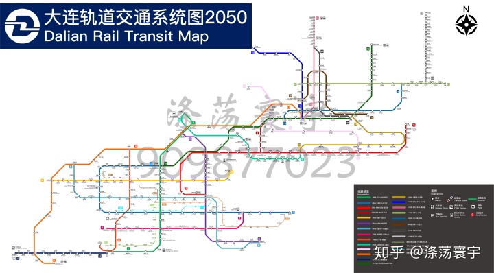 大连2030地铁规划图片