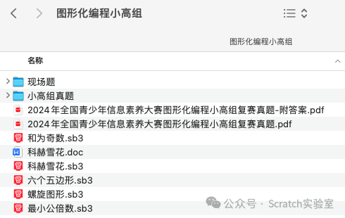 2024全国青少年信息素养大赛图形化编程复赛真题大全