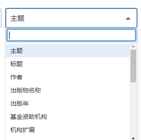 图2:ISTP会议论文检索界面 - 检索字段